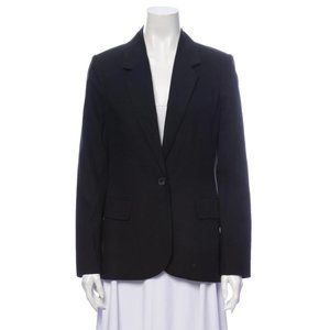 L'Agence Black Linen Blazer - With Tags